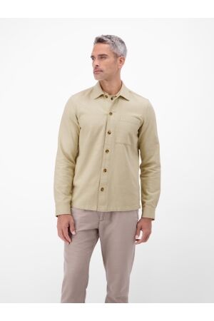 Lerros Overshirt Co. Slub 100% Cotton 134 SOFT STONE 134 SOFT STONE