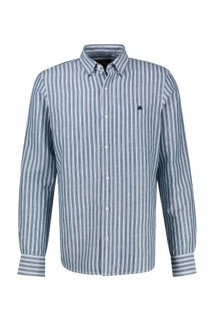 Lerros Stripe Linen Cotton 55/45% 485 CLASSIC NAVY 485 CLASSIC NAVY