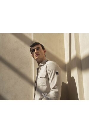 Giordano Vercelli Overshirt 91 Light Grey 91 Light Grey