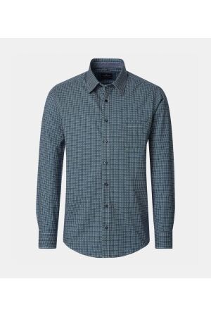 Casa Moda Kent Print Casual Fit 100 Blue 100 Blue