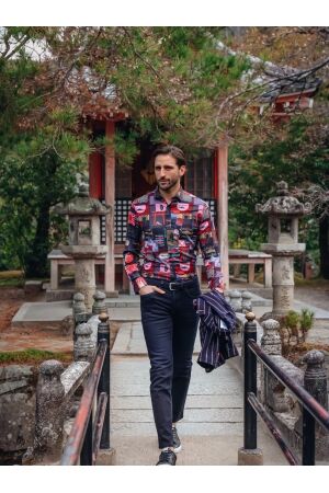 A Fish Named Fred Shirt Oriental 073 Multi 073 Multi