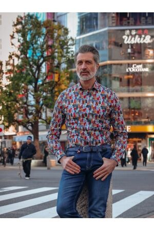 A Fish Named Fred Shirt Tokyo signs 073 Multi 073 Multi A Fish Named Fred Shirt Tokyo signs 073 Multi 073 Multi