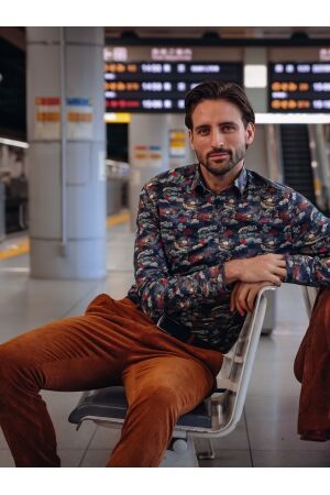 A Fish Named Fred Shirt Fuji dream 604 Navy 604 Navy
