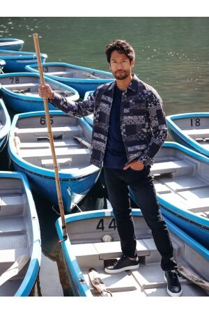 A Fish Named Fred Overshirt Indigo 604 Navy 604 Navy