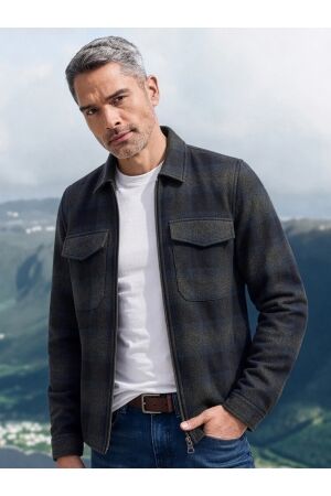 Lerros Overshirt Wool Optic 485 Classic Navy 485 Classic Navy
