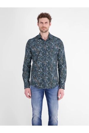 Lerros Slub Cotton Polyester 448 Storm Blue 448 Storm Blue
