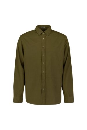 No Excess Shirt Fine Corduroy 152 Moss 152 Moss