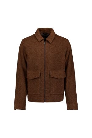 No Excess Jacket Wool Zipper 041 Light Brown 041 Light Brown