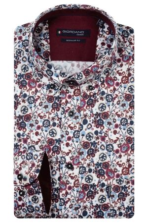Giordano Long Sleeve b.d. Satin Stretch 40 Dark Red 40 Dark Red Giordano Long Sleeve b.d. Satin Stretch 40 Dark Red 40 Dark Red
