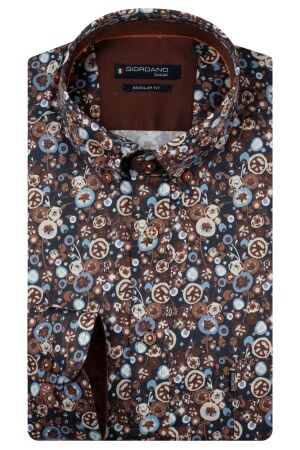 Giordano Long Sleeve b.d. Satin Stretch 60 Navy 60 Navy