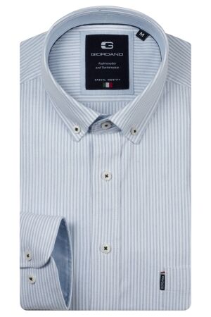 Giordano Long Sleeve b.d. Peached Oxford 62 Blue 62 Blue