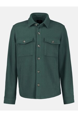 Lerros Overshirt Wool Optic 664 Cedar Green 664 Cedar Green
