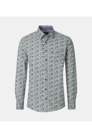 Casa Moda Kent Casual Fit Print 300 Green Milieu 300 Green Milieu