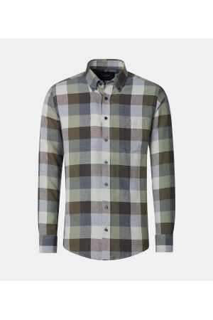 Casa Moda B.d. Casual Fit Check 300 Green Milieu 300 Green Milieu
