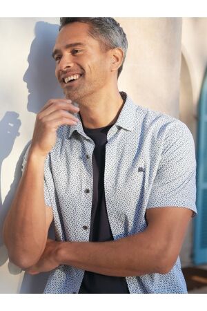 Lerros Short Sleeve 100% Cotton COASTAL SEA BLUE COASTAL SEA BLUE