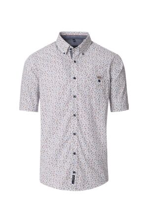 Casa Moda B.d. Casual Fit Print 450 Orange 450 Orange