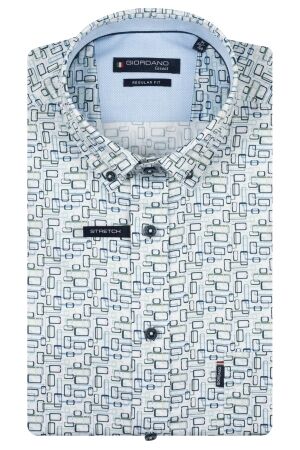 Giordano B.d. Satin Stretch Print 97/3% 70 Green 70 Green