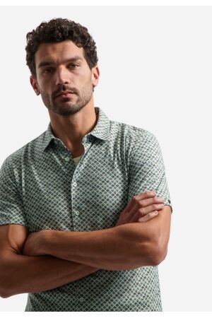 No Excess Short Sleeve Jersey Allover Printed 050 Green 050 Green