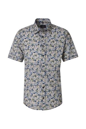 Casa Moda Kent Casual Fit Print 100 Blau 100 Blau