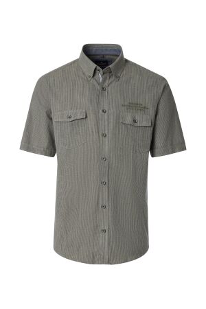 Casa Moda B.d. Casual Fit Streifen Co/Li 300 Grun 300 Grun