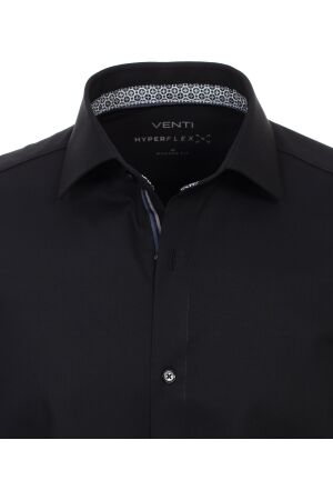 Venti Twill Modern Fit ml72cm Zwart Zwart