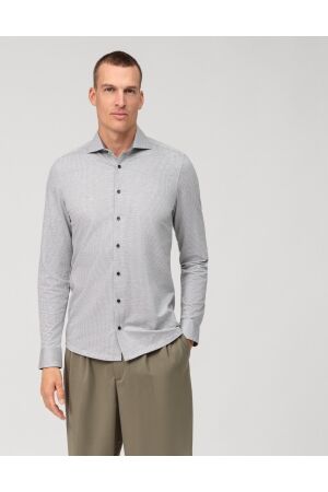 Olymp 24/Seven Body Fit Jersey ML69cm Grijs Grijs