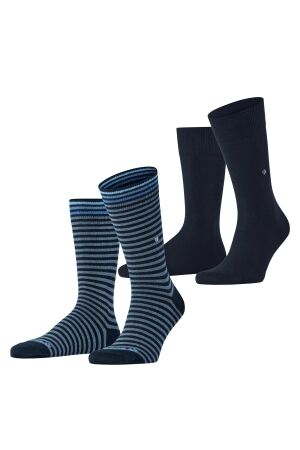 Burlington Everyday Stripe 2-Pack Cotton 6120 marine 6120 marine Burlington Everyday Stripe 2-Pack Cotton 6120 marine 6120 marine