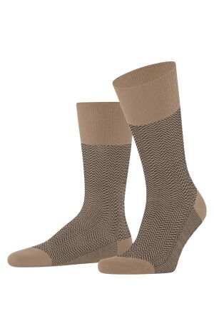 Falke Airport Herringstripe Wool/Cotton 5038 camel 5038 camel