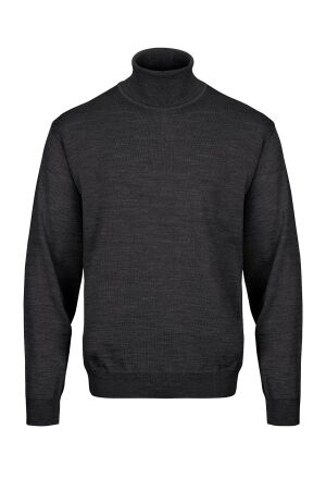 Belika Bologna Roll Neck Dark Charcoal Antraciet Antraciet