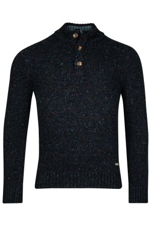 Baileys 1/2 Zip/Buttons 60%WO/20%PA/20%VI 607 Navy 607 Navy