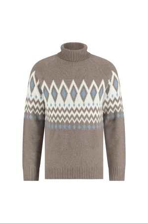 Born with Appetite JUSTIN Rollneck 80/20% Lambs/Ny Sand Sand Born with Appetite JUSTIN Rollneck 80/20% Lambs/Ny Sand Sand