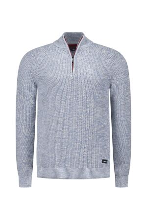NZA New Zealand Auckland Pullover Zip 100% Katoen 2619 SOFT BLUE MELANGE 2619 SOFT BLUE MELANGE NZA New Zealand Auckland Pullover Zip 100% Katoen 2619 SOFT BLUE MELANGE 2619 SOFT BLUE MELANGE
