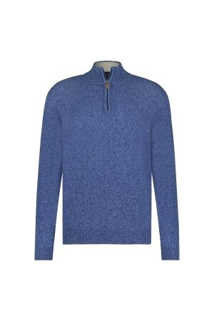 Marco Manzini Nels Wool Mix Half Zip 80/20% 268 Jeans Blue 268 Jeans Blue Marco Manzini Nels Wool Mix Half Zip 80/20% 268 Jeans Blue 268 Jeans Blue