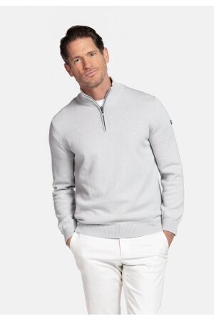 Baileys Pullover 1/2 Zip 100% Cotton 91 Soft Gray 91 Soft Gray
