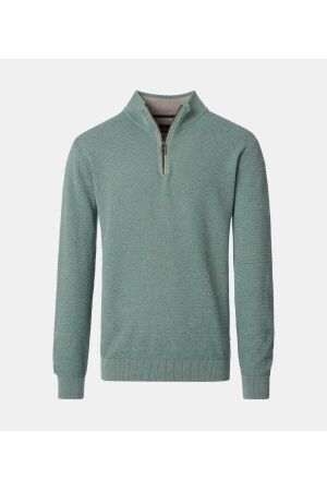 Casa Moda Half-Zip 100% Cotton 323 Feldspar 323 Feldspar