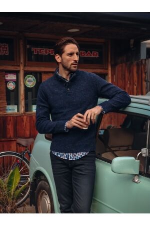 A Fish Named Fred Jumper knitted 604 Navy 604 Navy A Fish Named Fred Jumper knitted 604 Navy 604 Navy
