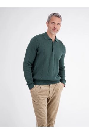 Lerros Polo Structure knitted 664 Cedar Green 664 Cedar Green