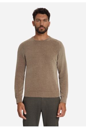 No Excess Pullover Crewneck Light Weight Chenille 041 Light Brown 041 Light Brown