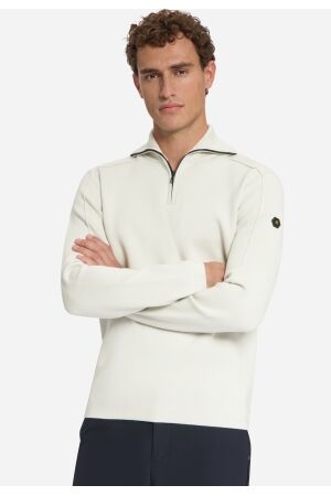 No Excess Pullover Wing Collar Half Zip Relief 017 Chalk 017 Chalk