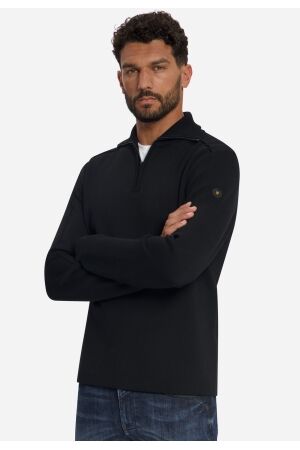 No Excess Pullover Wing Collar Half Zip Relief 020 Black 020 Black