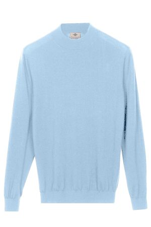 Baileys Turtle Neck Pullover 100% Merino 61 Sky Blue 61 Sky Blue Baileys Turtle Neck Pullover 100% Merino 61 Sky Blue 61 Sky Blue