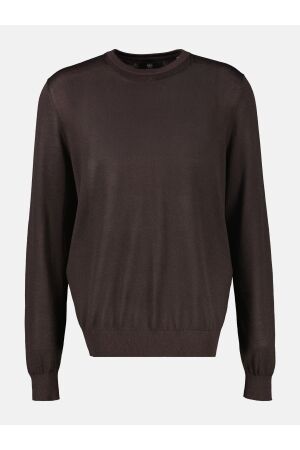 Lerros Crewneck Virgin Wool 787 Timber Brown 787 Timber Brown