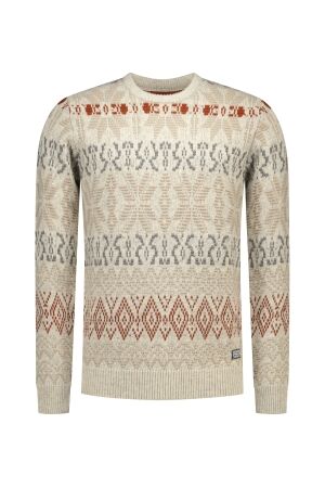 NZA New Zealand Auckland PULLOVER O-NECK WOOL ACRYLE 1173 OATMEAL MELANGE 1173 OATMEAL MELANGE NZA New Zealand Auckland PULLOVER O-NECK WOOL ACRYLE 1173 OATMEAL MELANGE 1173 OATMEAL MELANGE