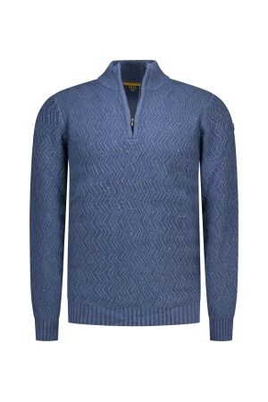 NZA New Zealand Auckland PULLOVER TURTLENECK WOOL ACRYLE 2674 INK BLUE MELANGE 2674 INK BLUE MELANGE