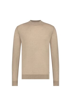 Born with Appetite BERRY mockneck 100% Merino 2500 Sand 2500 Sand