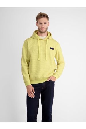 Lerros Hoody Structure Pure Lemon Geel Geel Lerros Hoody Structure Pure Lemon Geel Geel
