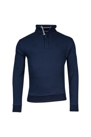Baileys Sweatshirt waffle interlock 100% Cotton 60 Navy 60 Navy