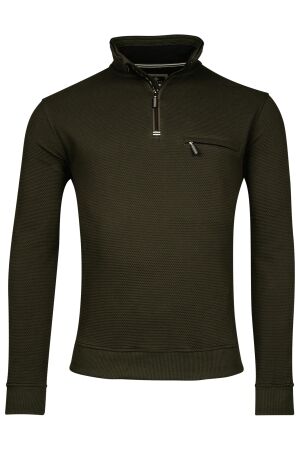 Baileys 1/2 Zip Structure 57%CO/39%PL/4%EA 79 Dark Green 79 Dark Green