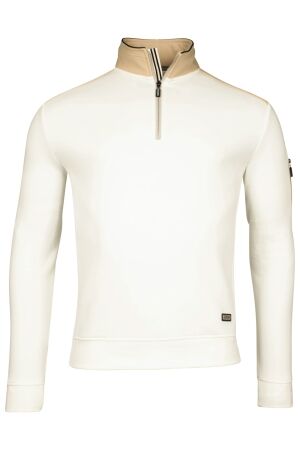 Baileys Sweatshirt 1/2 Zip - Sleeve Pocket 12 Marshmallow 12 Marshmallow