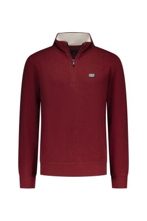 NZA New Zealand Auckland Sweater Zip 70/30% Katoen/Poly 1570 CHERRY RED MELANGE 1570 CHERRY RED MELANGE NZA New Zealand Auckland Sweater Zip 70/30% Katoen/Poly 1570 CHERRY RED MELANGE 1570 CHERRY RED MELANGE